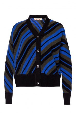 Cardigan with a stripe motif, zdjęcie 1 Cardigan with a stripe motif od Marni